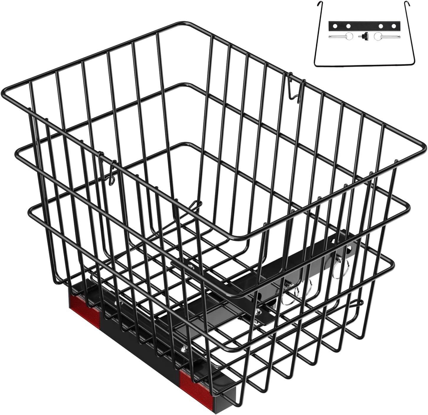 Spacious Mobility Scooter Basket with Easy Installation & Rust-Proof Design