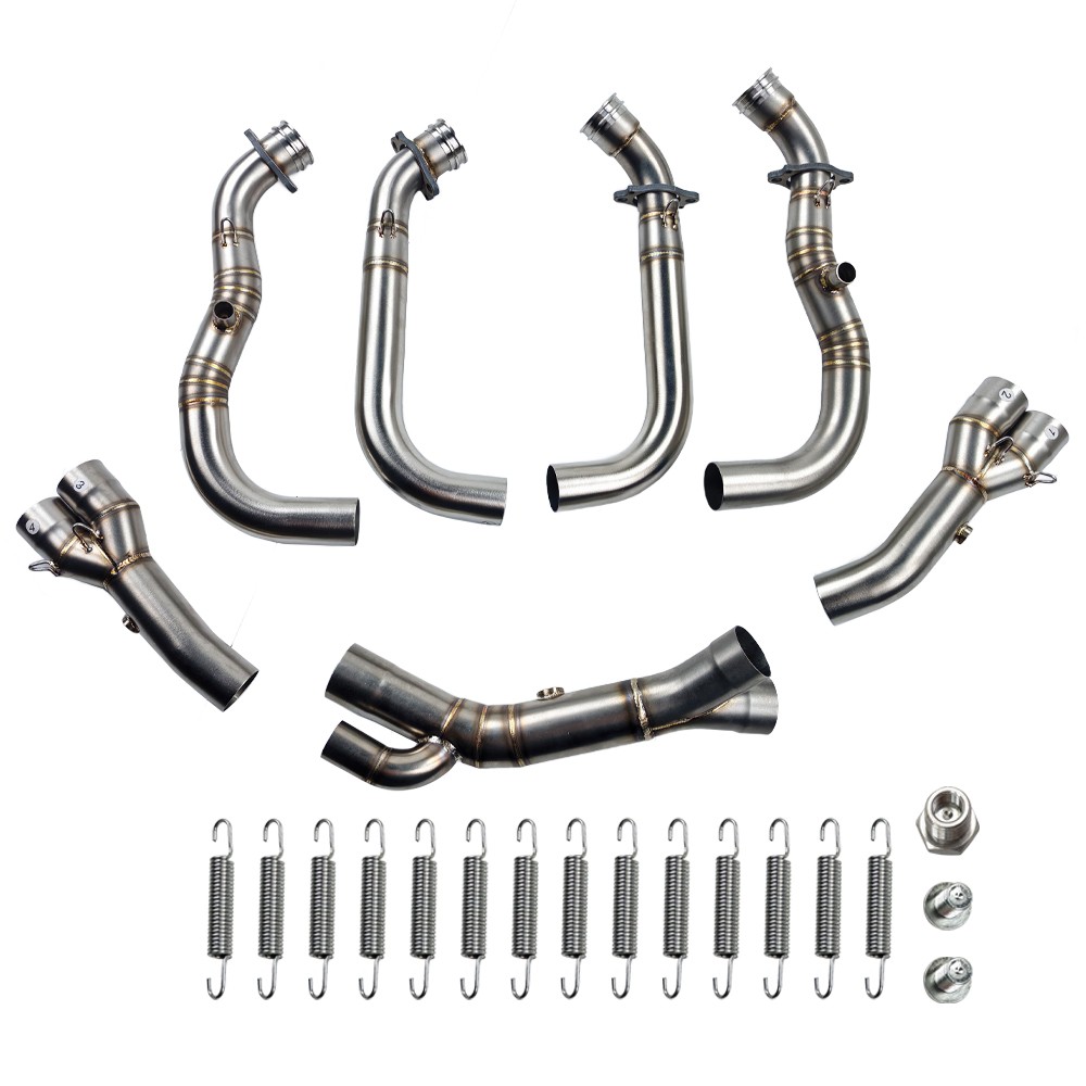 For BMW S1000RR S1000R 2017-2018 Stainless Steel Exhaust Front Header Link Pipe