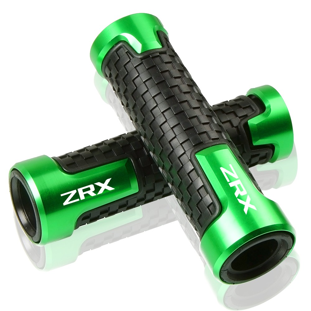 7/8” Handlebar Hand Grips Bar End Gel For Kawasaki ZRX ZRX1100 ZRX1200 R