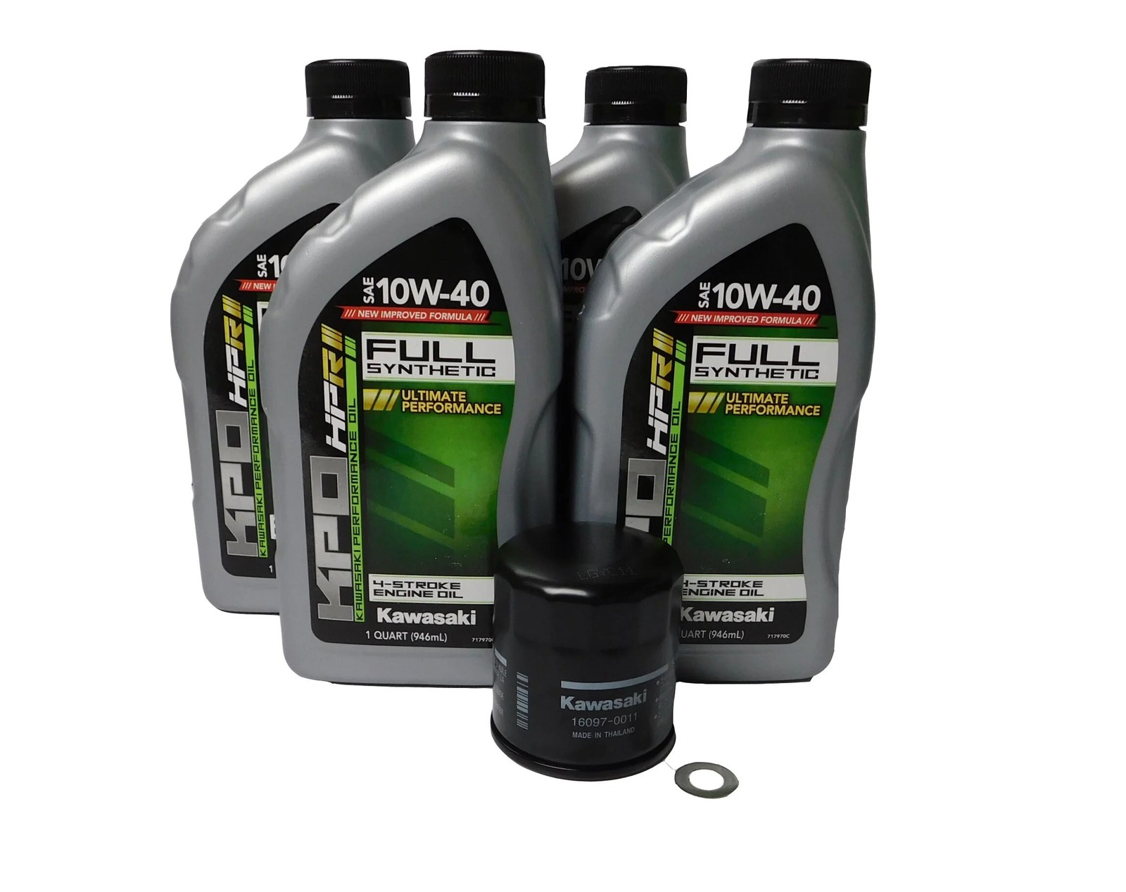 Kawasaki Genuine OEM KPO Full Synthetic Oil Kit Ninja ZX-10R ZX-10RR 99974-0263