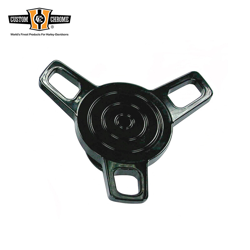 Black Spinner Cam-Style Vented Gas Tank Fuel Cap Fit For Custom Gas Tank New