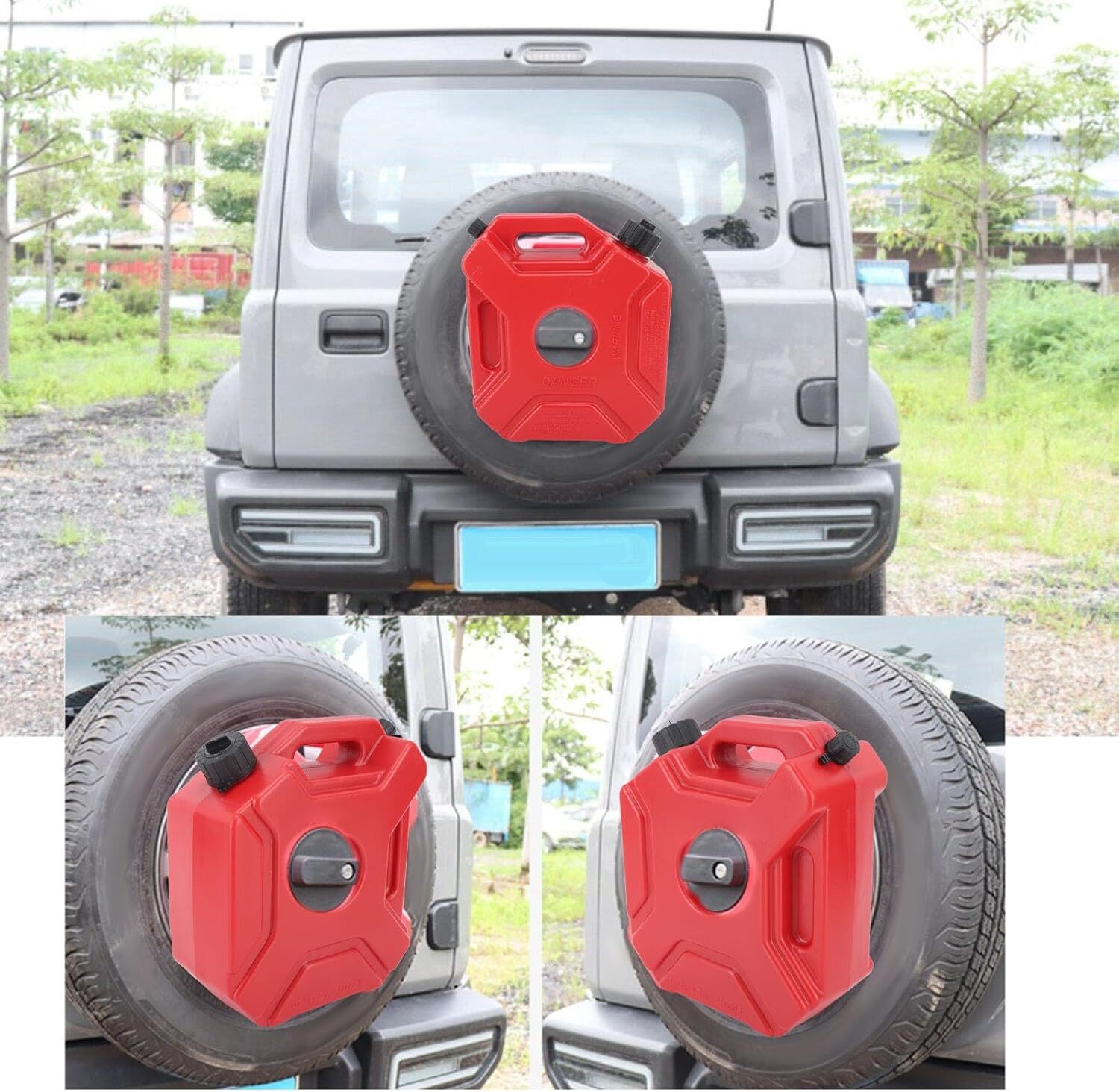 5L Gas Fuel Tank Gas Can Oil Storage Can For ATV UTV Gokart Motorcycle Car SUV