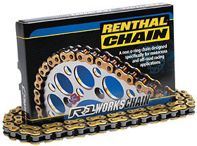 Renthal 420 R1 Chain – 120 Links (GOLD) Chain R1-420-120 80-1920 25-2120 C241