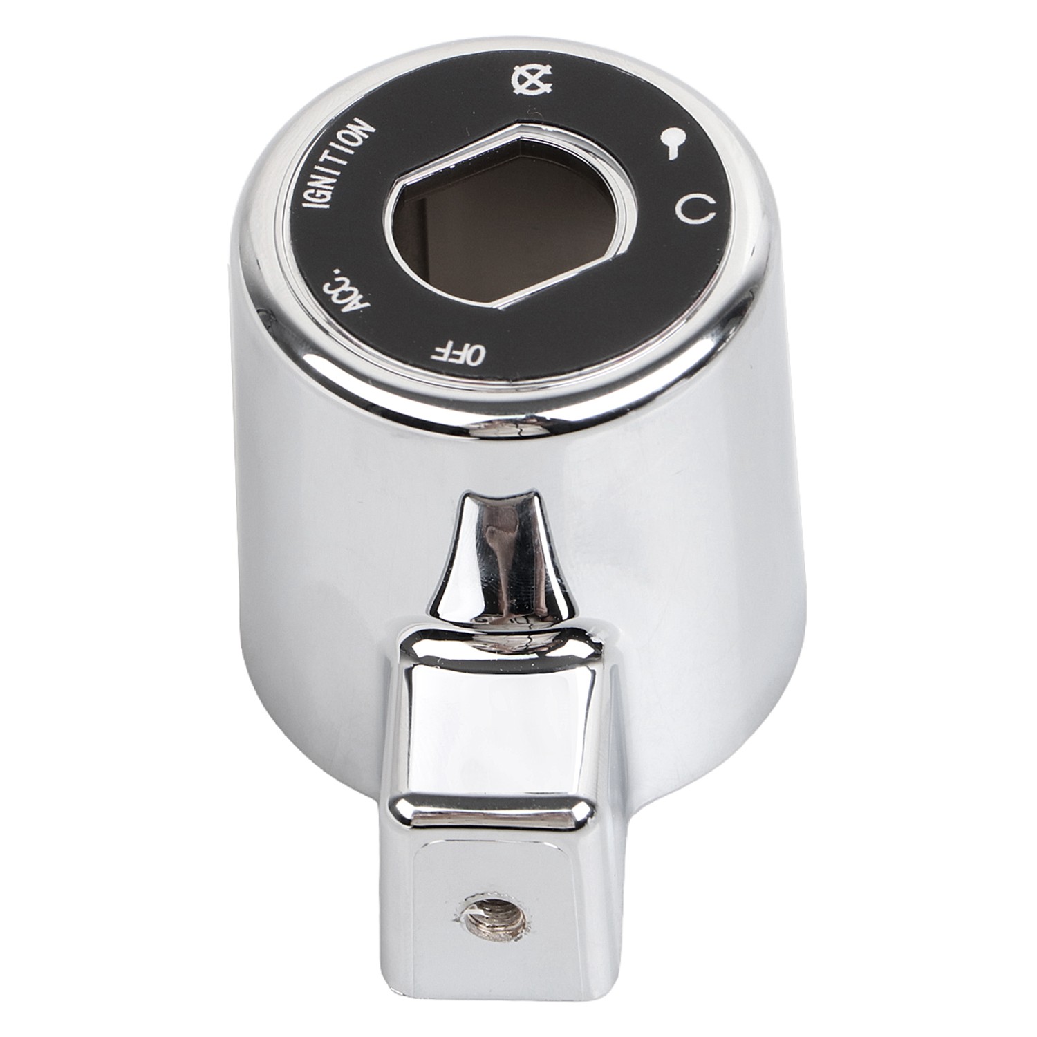 ABS Plastic Chrome Ignition Switch Cover Cap Chrome For Harley Iron 883 XL883N