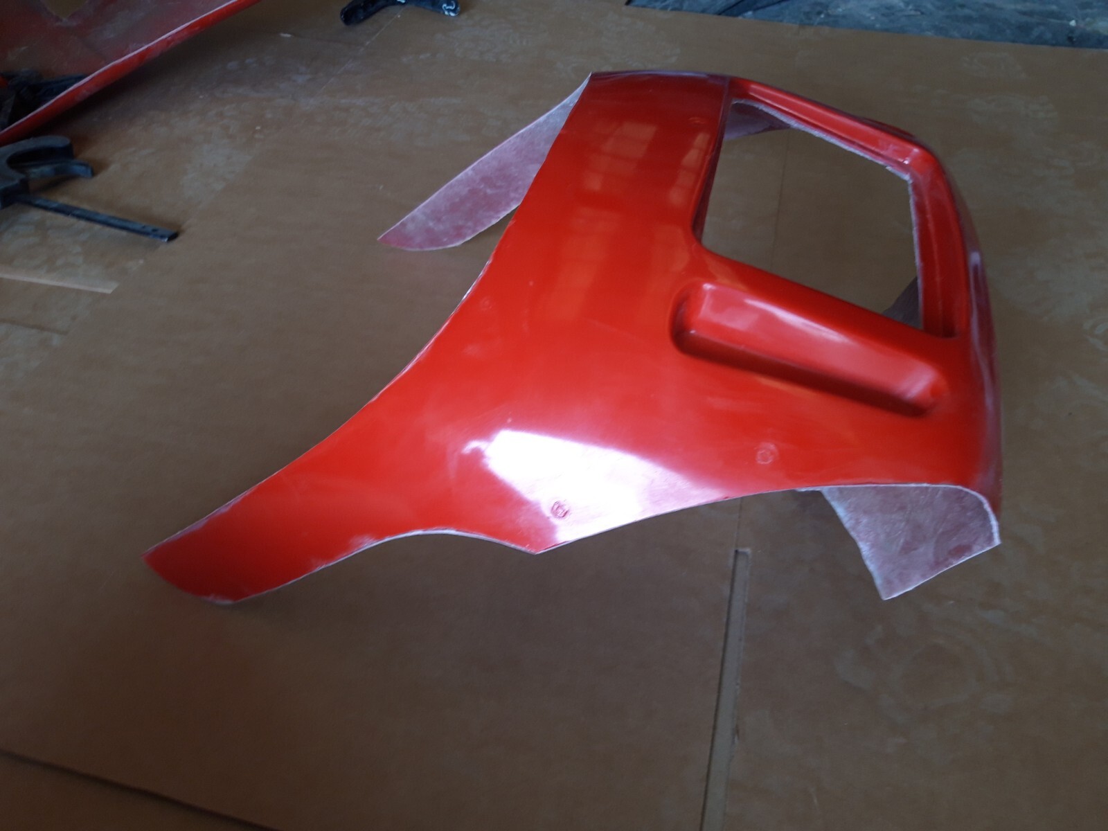 Ducati 851 Full Fairing Panel Set Fiberglass in Red + Race and Road nosecones