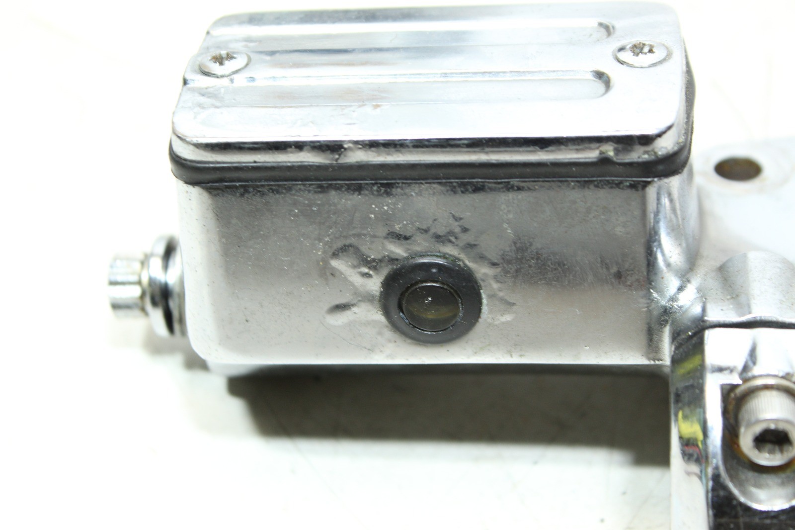 #1 91-95 Harley Softail Dyna 5/8 Front Brake Master Cylinder Chrome For Parts
