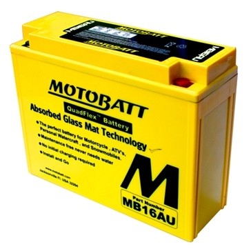 Motobatt MB16AU Quadflex AGM 12V Battery – MB16AU