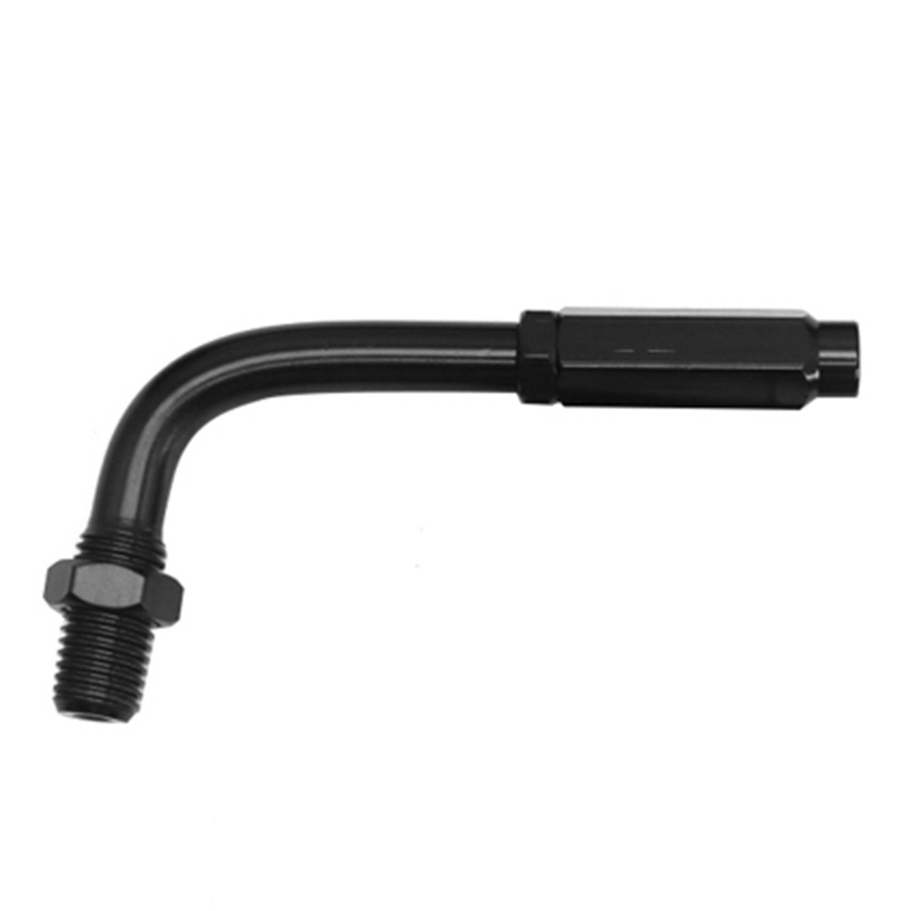 90 Degree Throttle Cable Adjuster Bendy Cable Guide Motorcycle Aluminum Black