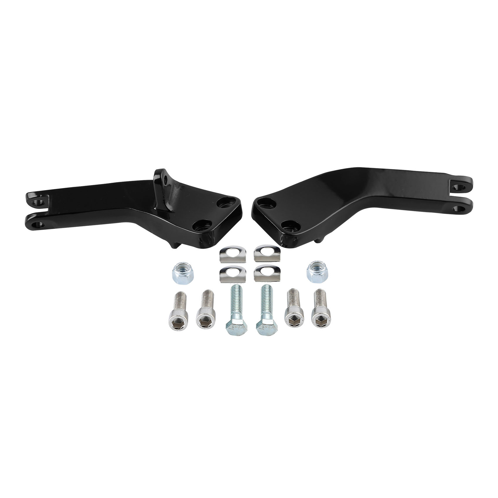 Left Right Passenger Peg Footpeg Mount Brackets Fit For Harley Dyna 2006-2017