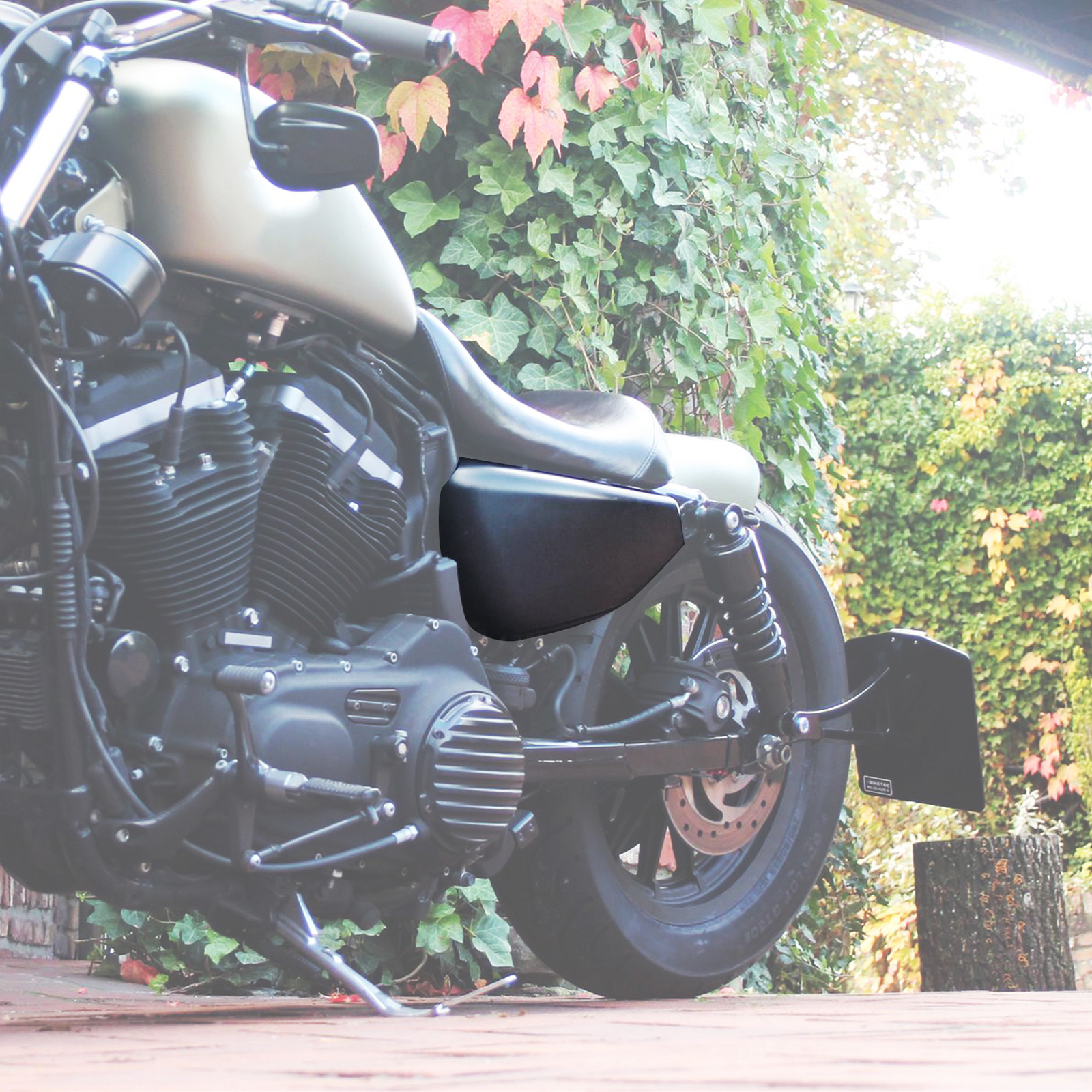 Matte Black Left Battery Side Cover Fit For Harley Sportster XL 883 1200 2014-22
