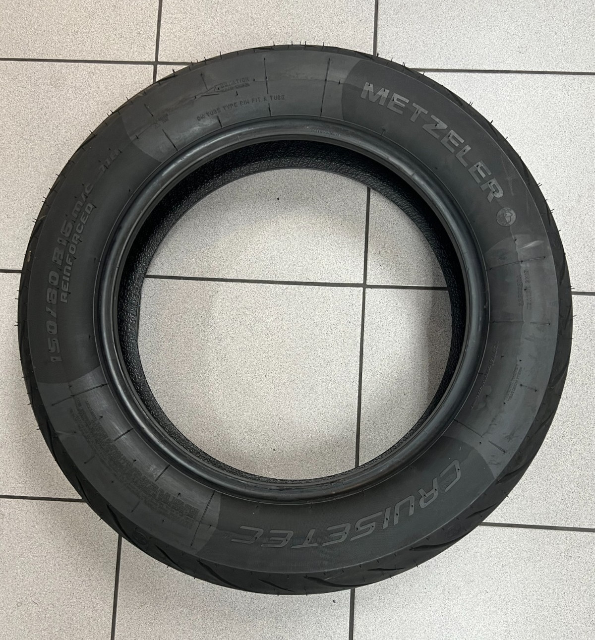 Metzeler Cruisetec 150/80-16 Reinforced Rear Motorcycle Tire 77H Blackwall