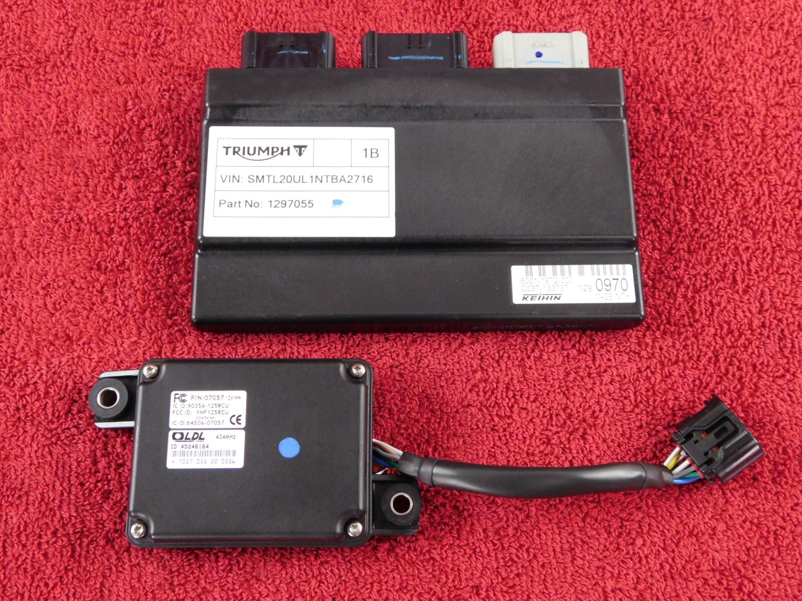 Complete Lock Set w/ECU, Immobilizer & Gauges 22-24 Triumph Tiger Sport 660