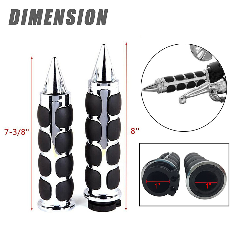 1” Inch 25mm Motorcycle Handlebar Hand Grips for Harley Davidson Road King