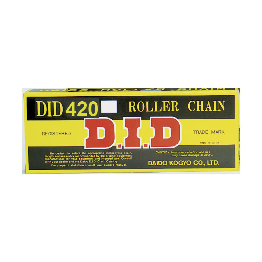 DID 420 Standard Chain – Natural, 126 Links 420X126RB