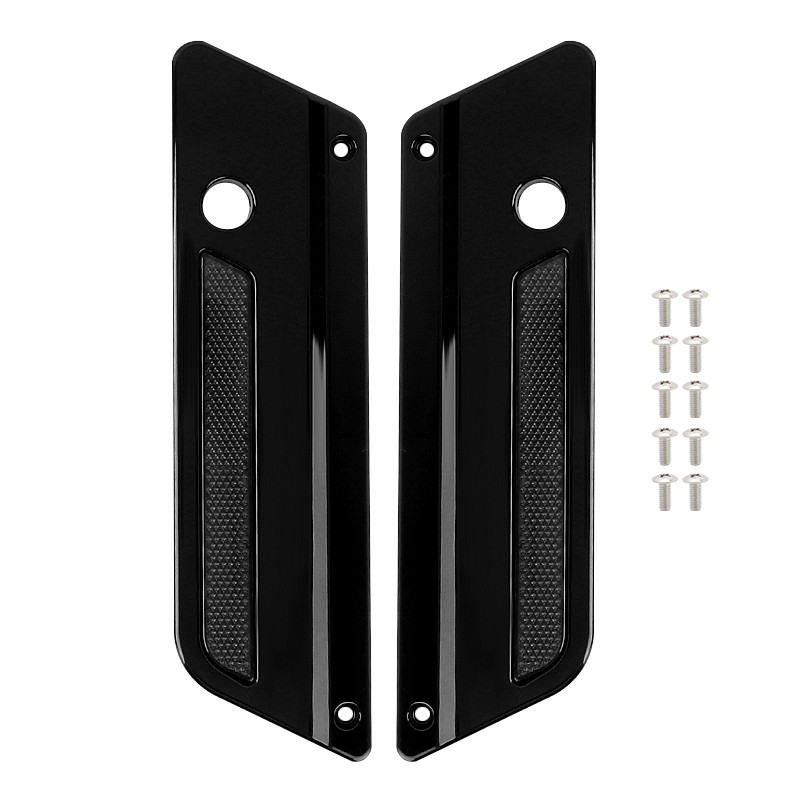 Saddlebag Hinge Latch Covers For Harley Road Street Electra Glide 1993-2013