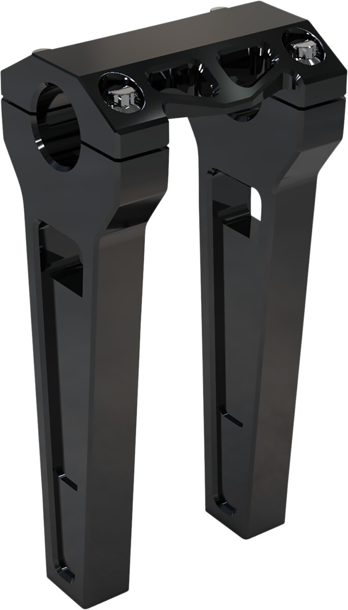 LA Choppers 1.25in. Straight Riser Kit – 8in. Black Anodized for Harley
