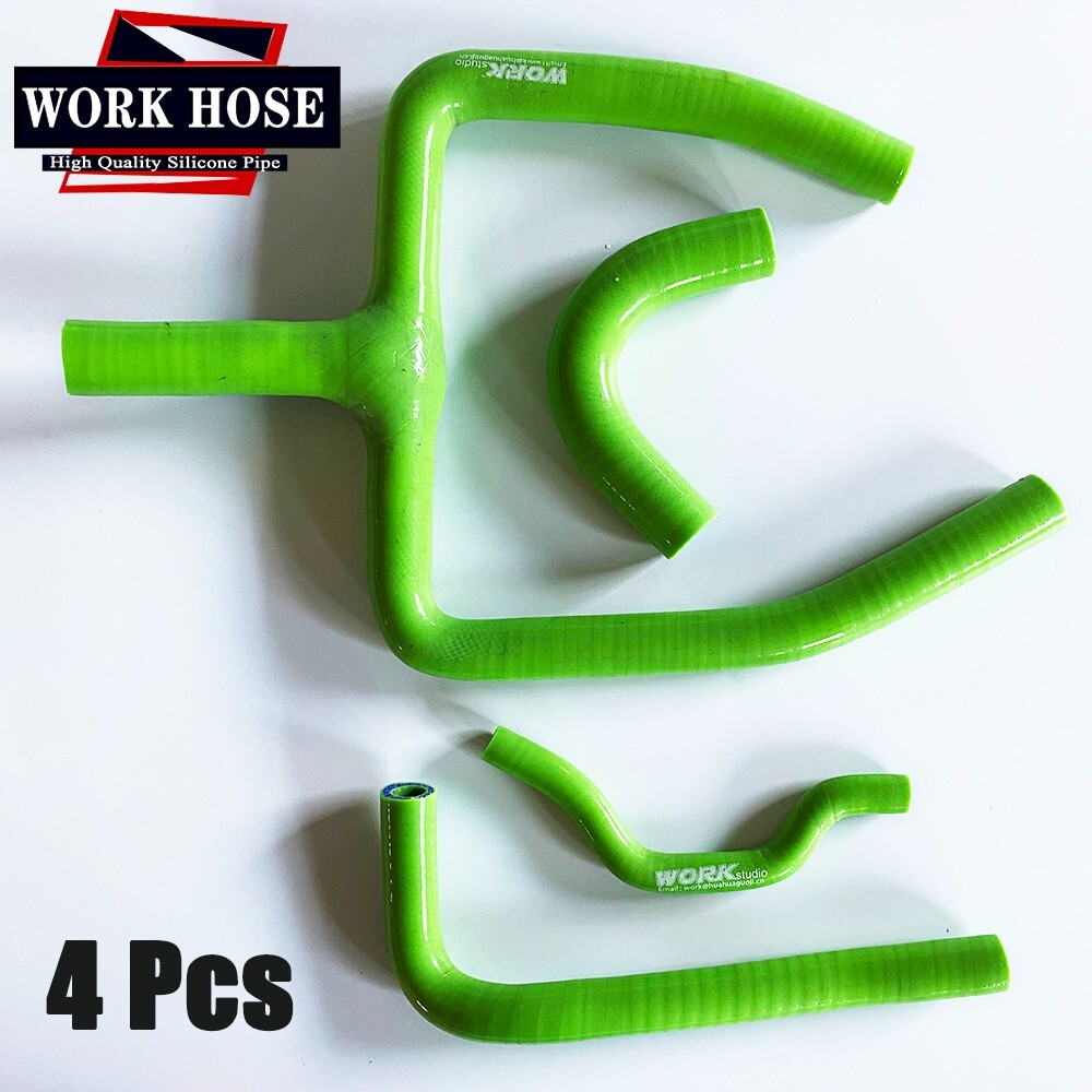 Aluminum Radiator&Green Hose for 2011-2016 2012 2013 14 Kawasaki KX250F KX 250 F