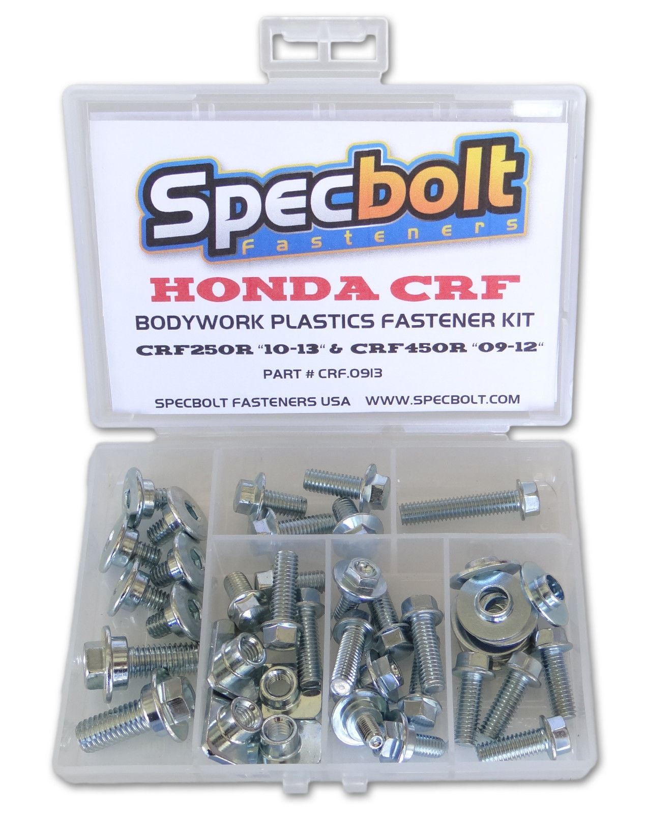 HONDA CR CRF CRFX FULL PLASTICS BOLT KIT CR125 CRF250 CRF450 CRF450X CR250 CR500
