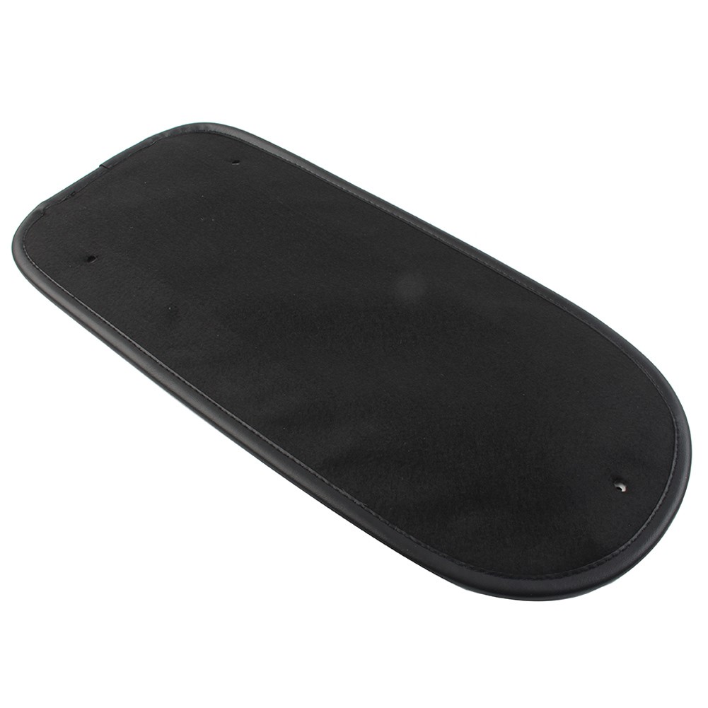 Fit Harley Softail Heritage Black Flame Stitch Leather Rear Seat Fender Bib
