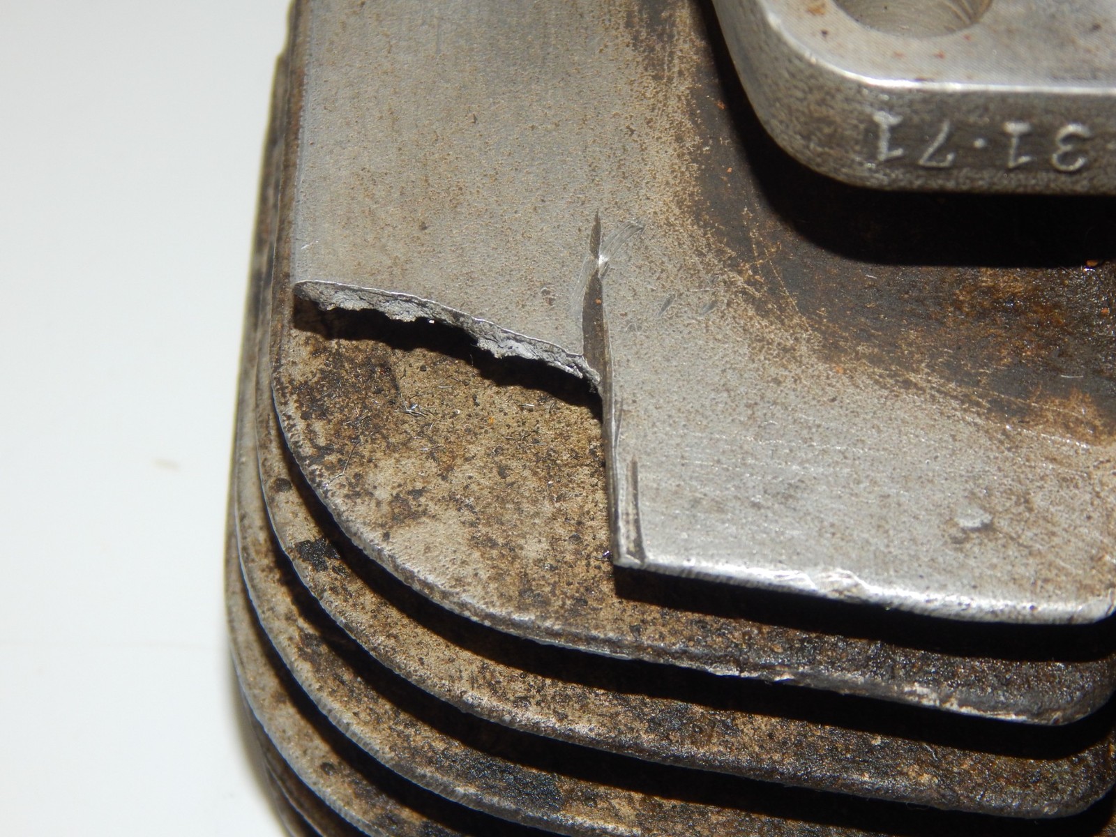 1971-1973 CZ 250 ENGINE MOTOR TOP END CYLINDER 980-13-122 BORE 70mm VINTAGE