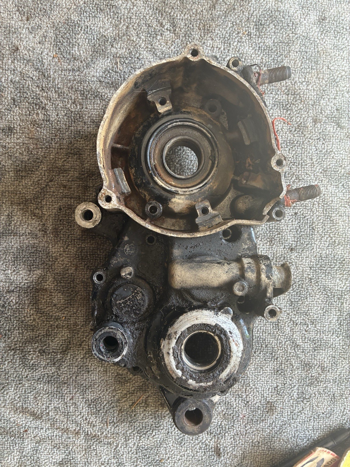 Yamaha 1981 Yz465 Left Side Engine Case.