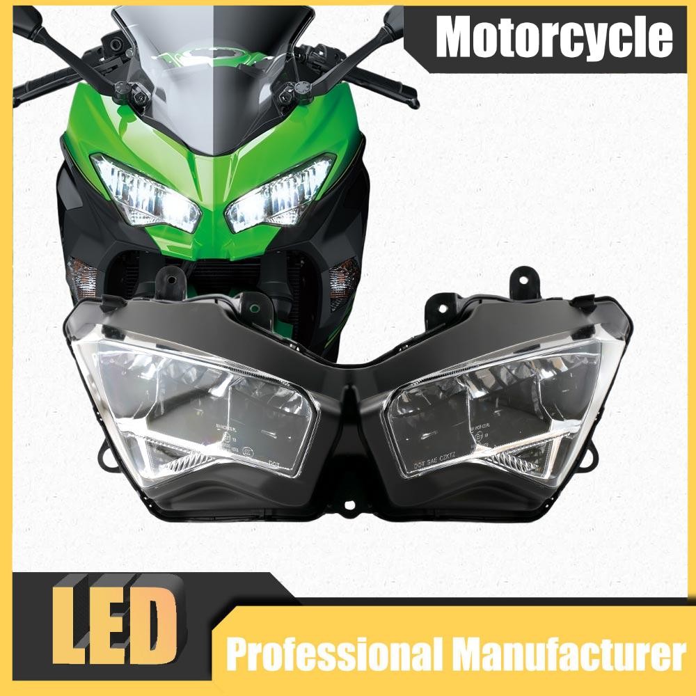 Front Headlight Head Light LED Lamp Assembl Fit For Kawasaki Ninja 650 2020-2025