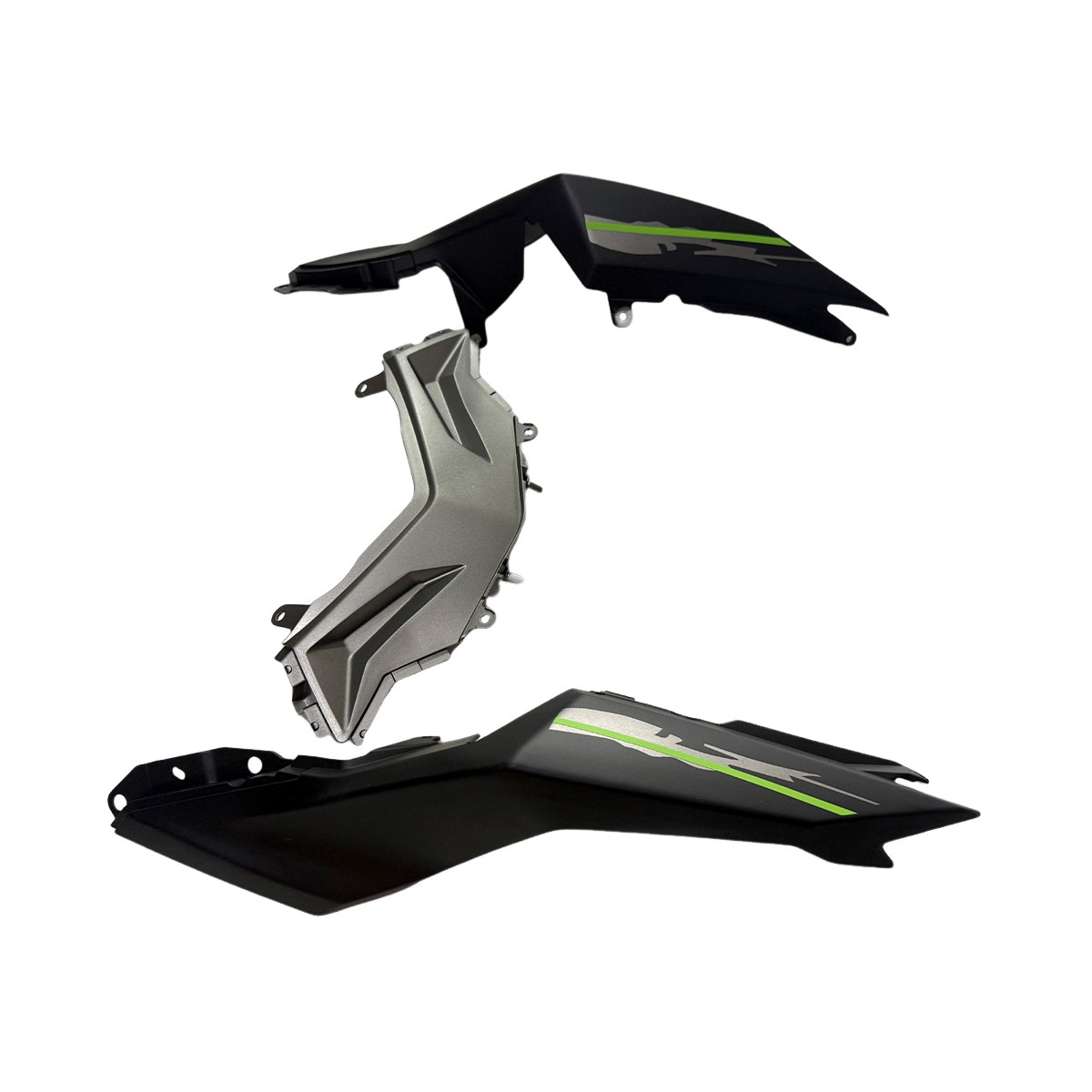 Iron Gray Black Fairings for Kawasaki Ninja 300 2013 2017 ABS Injection Bodywork