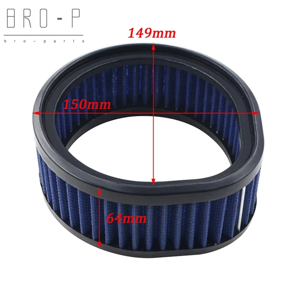 Air Filter For S&S Super E & G Carburetors With Teardrop Air Cleaner Washable