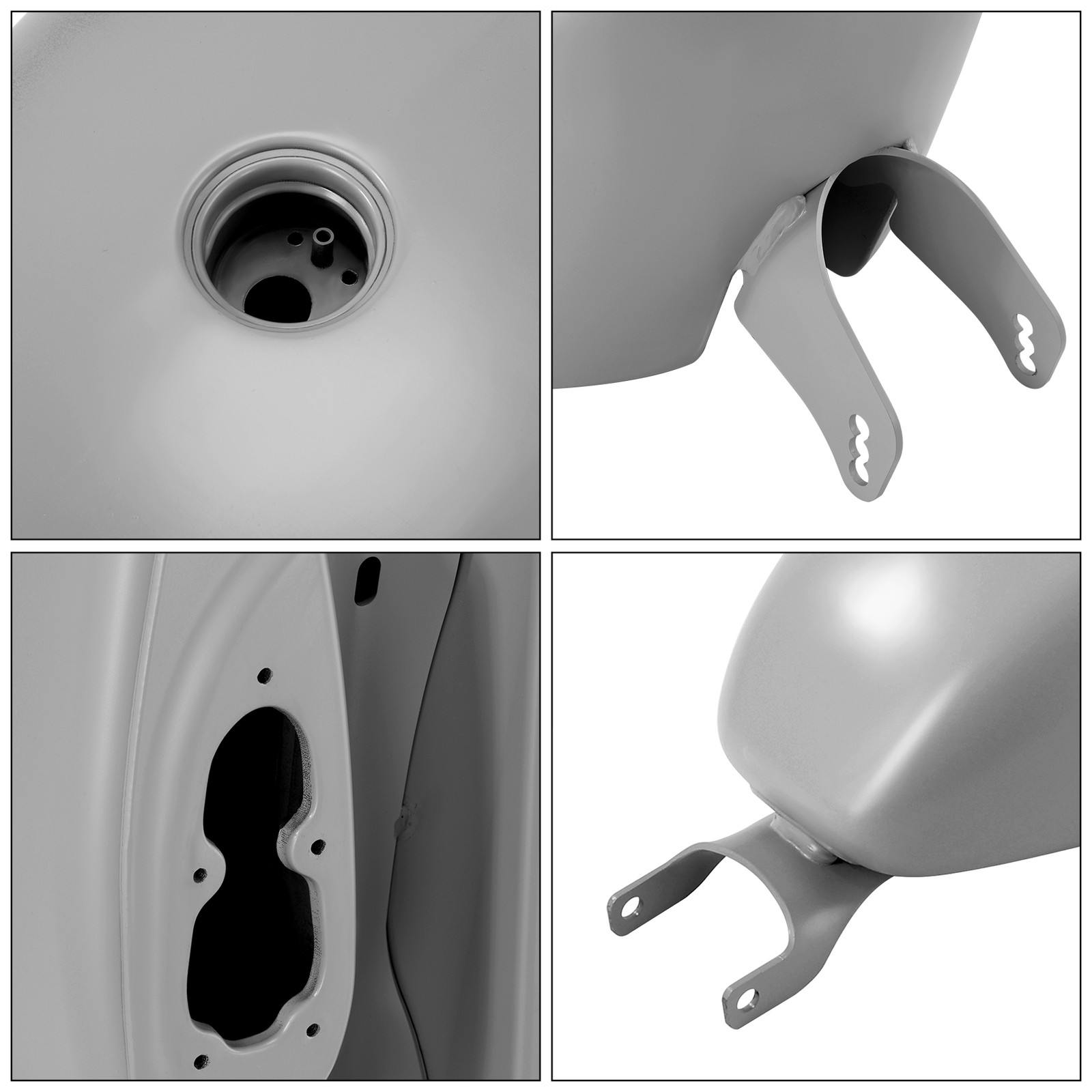 Unpainted 3.7 Gal. Gas Fuel Tank Fit For Harley Sportster XL 1200 883 07-22 18