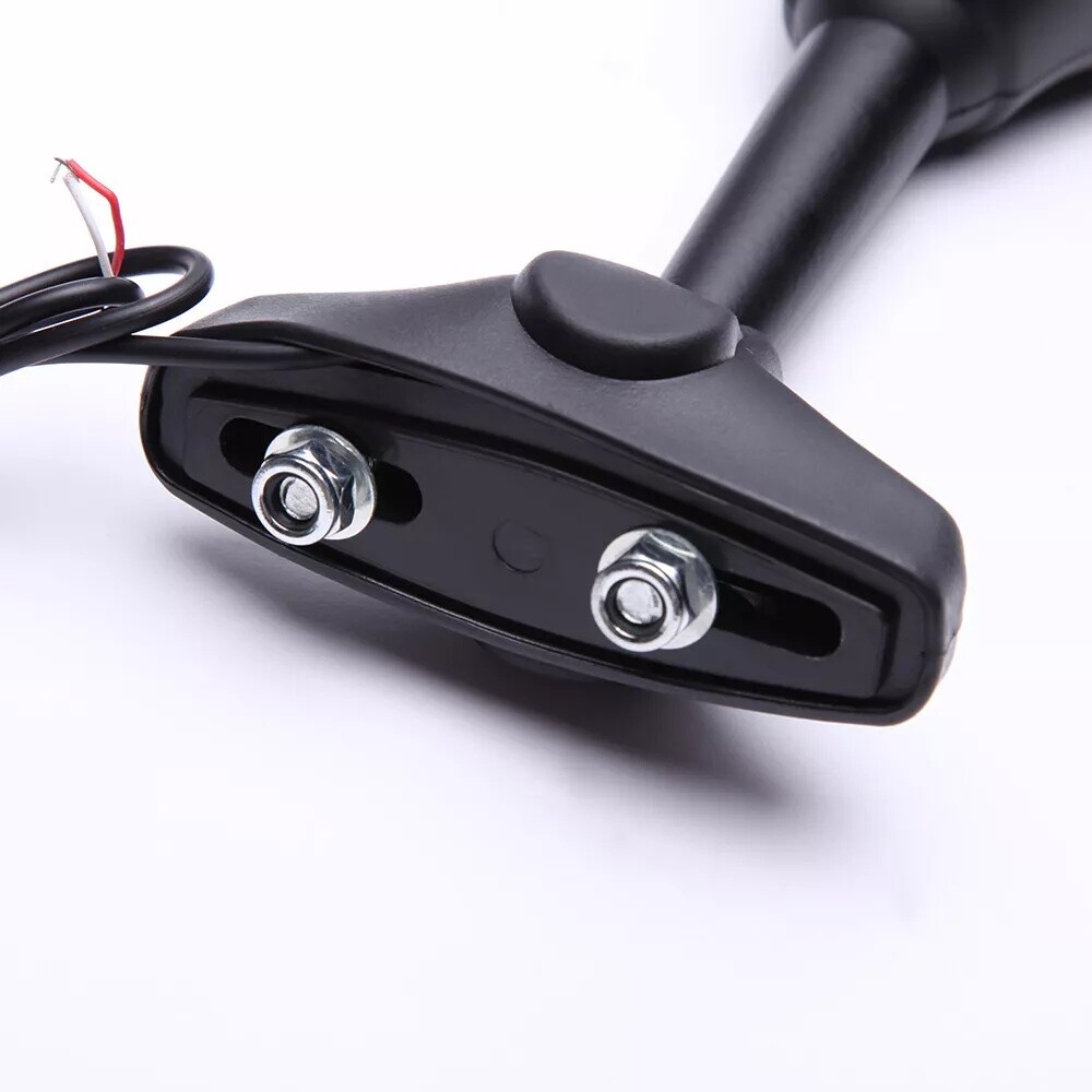Motorcycle Rear View Mirrors w/ LED Turn Signal Light For Hyosung GT250R GT650R
