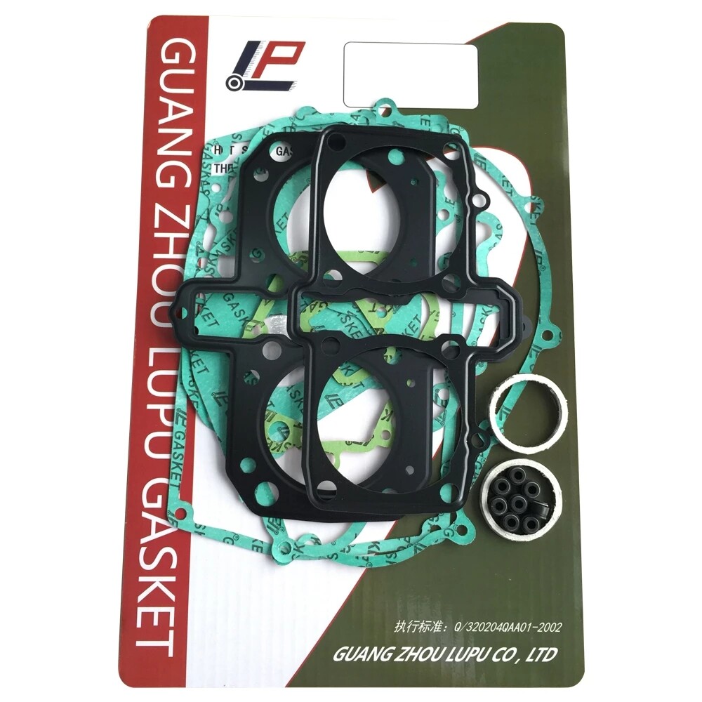 Full Cylinder Engine Cover Gasket Kit For Kawasaki EX500 Ninja 500 500R 90-09