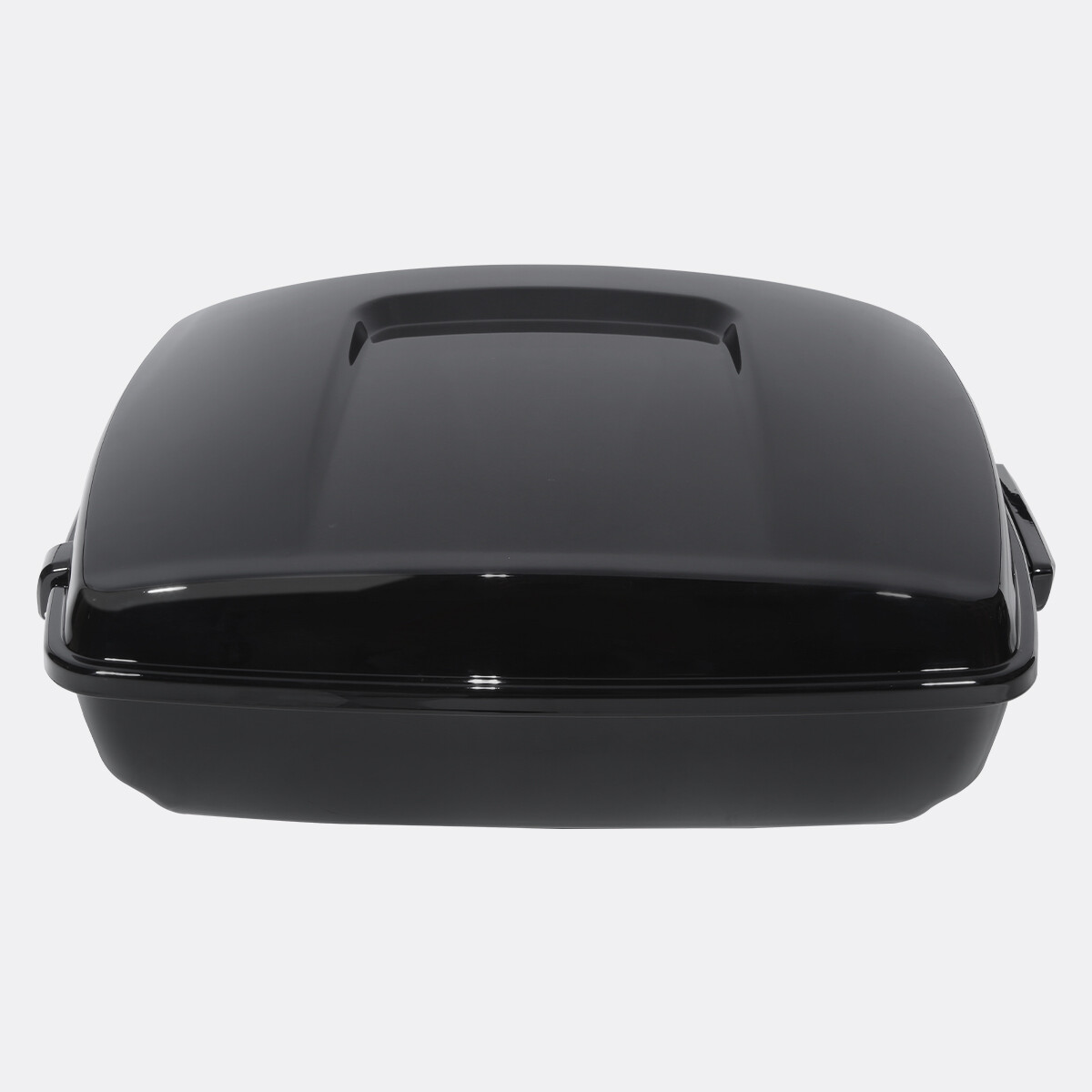 Black Chopped Trunk Backrest Mount Rack Plate Fit For Harley Touring 2014-2026