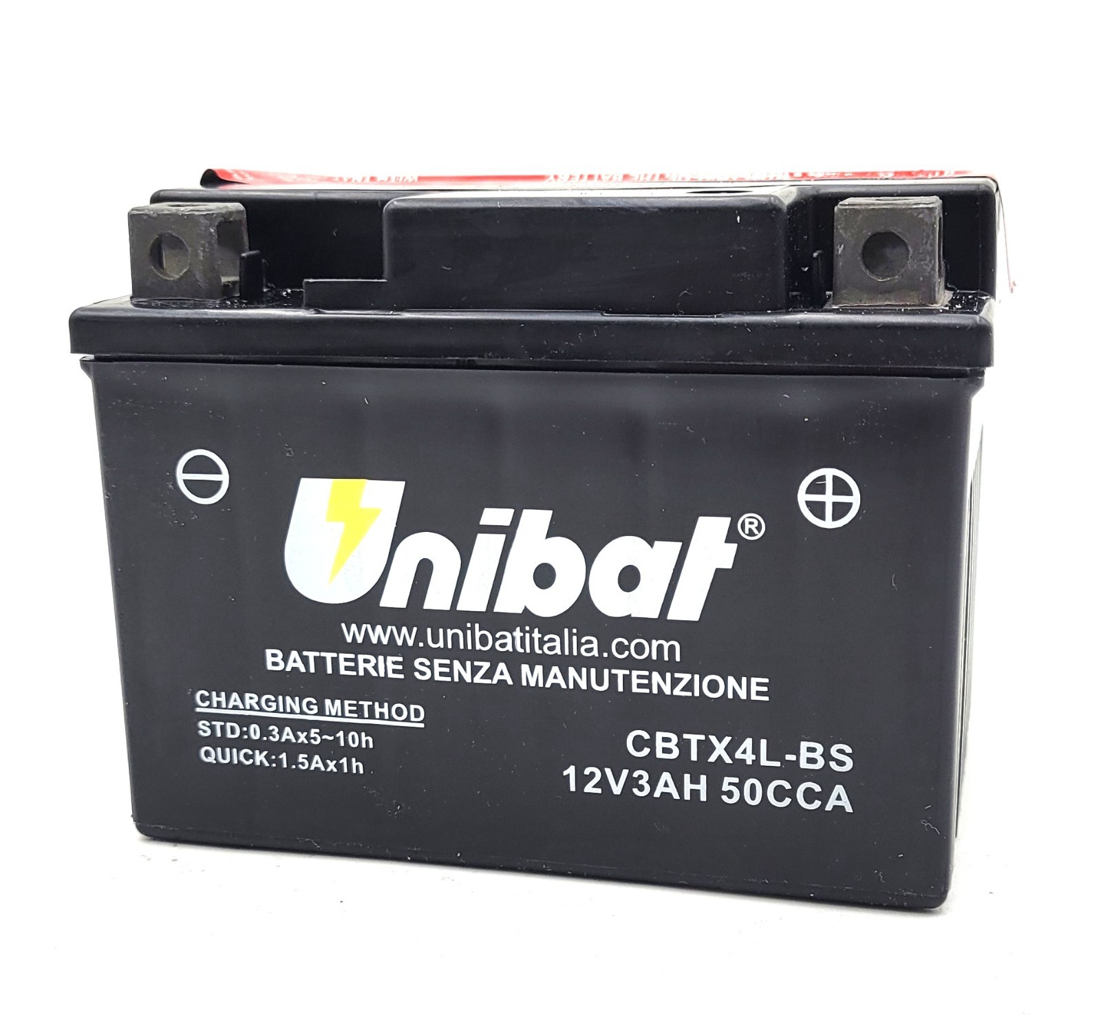 HONDA XR250L UNIBAT AGM MAINTENANCE FREE BATTERY REPLACEMENT YUASA YTX4L-BS