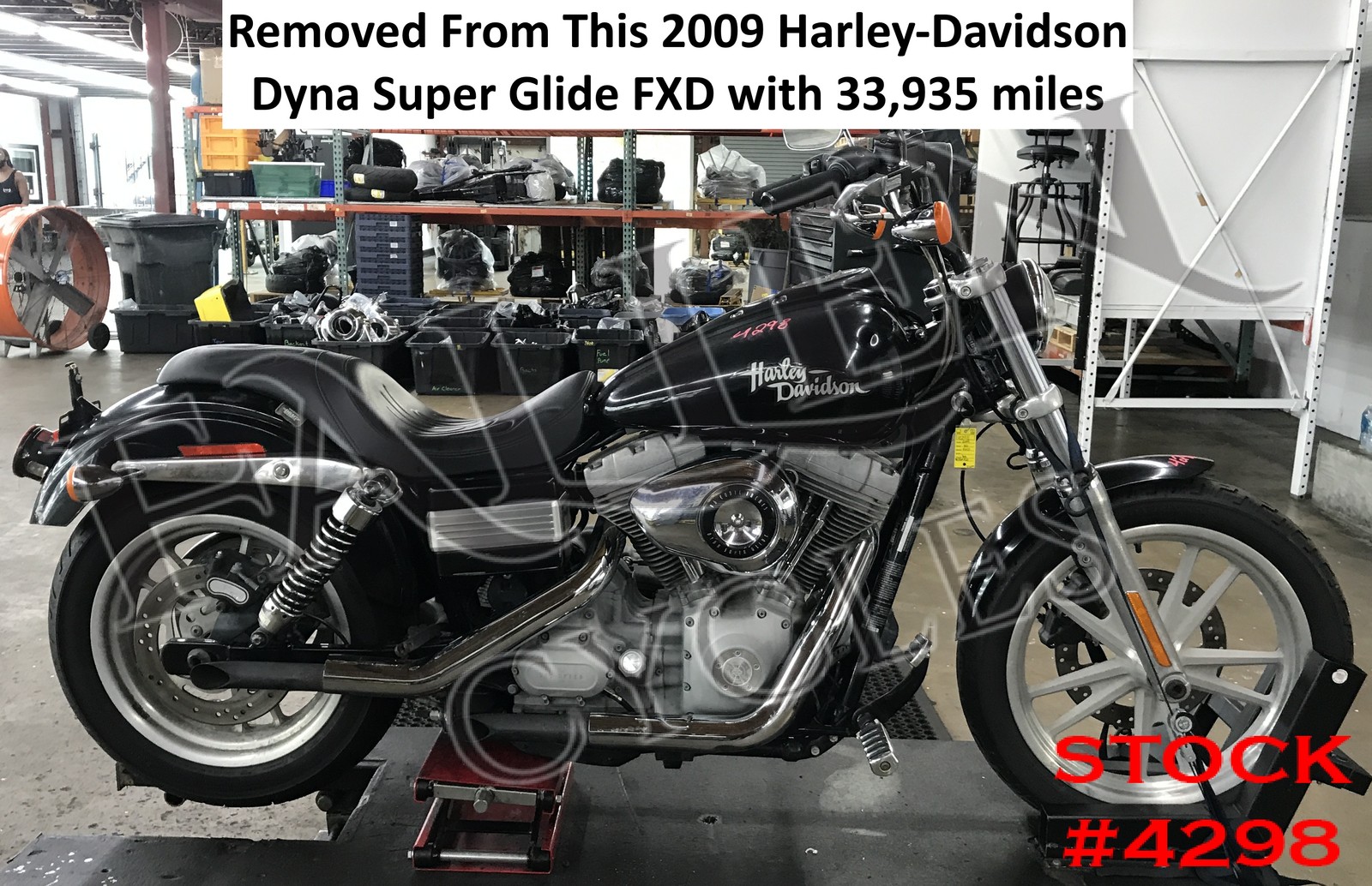 2009 Harley Dyna 49mm Front Fork Suspension Leg Assembly Set #4298
