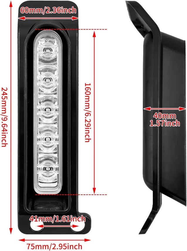 Hdbubalus Rear Fender Lights LED For Harley Ultra Limited 2014-2023
