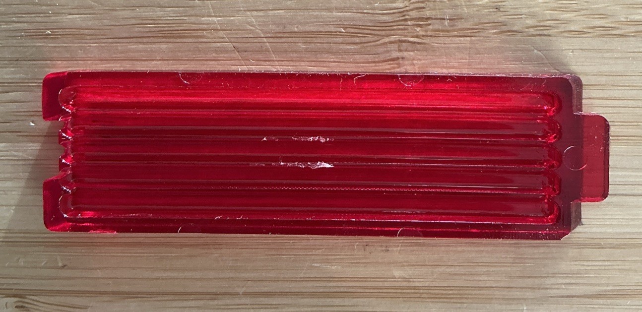 Custom Chrome Irate Mark Lite Red Replacement Lens 09-101