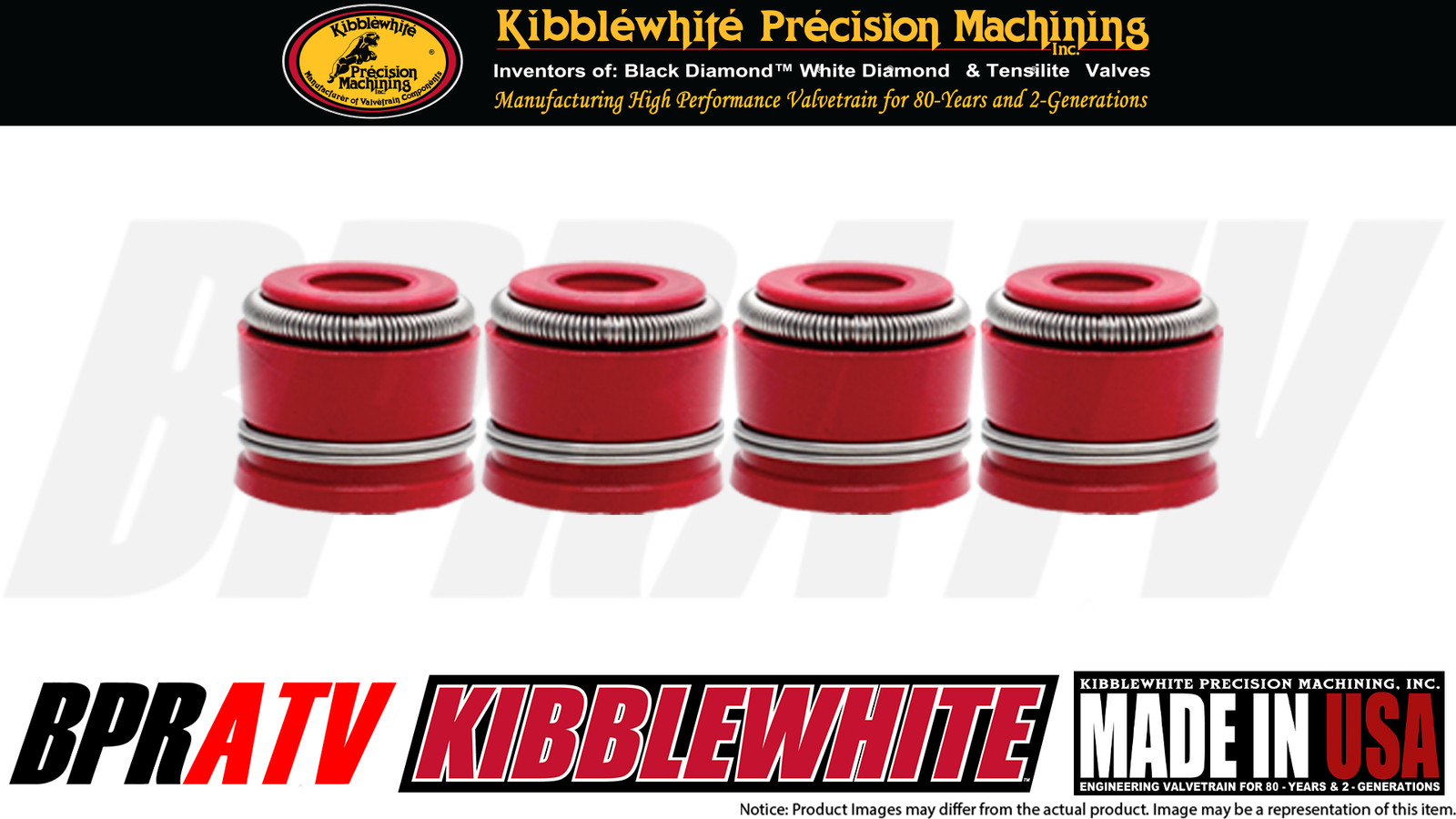 75-79 Honda GL1000 GL 1000 Gold Wing Kibblewhite RED Viton Valve Seals Set of 8