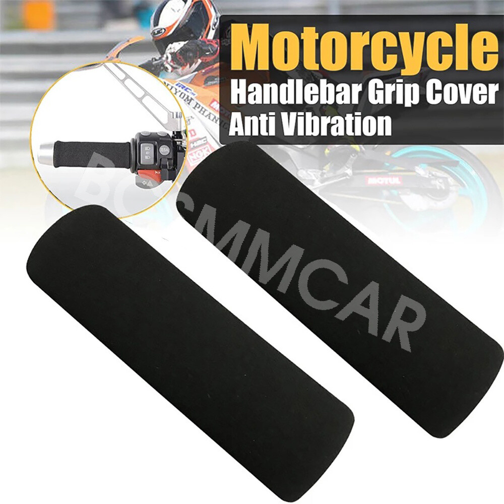 Motorcycle Anti-slip Handlebar Grips Foam Sponge Grip Cover For 22mm 7/8”