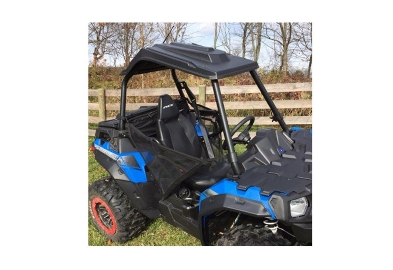 Vehicle Top-black Hard Top Polyethylene Polaris color is black