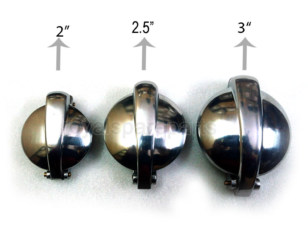 3 Pcs Monza Petrol Tank Fuel Flip Caps Cafe Racer AJS BSA – 2, 2.5 & 3 inches