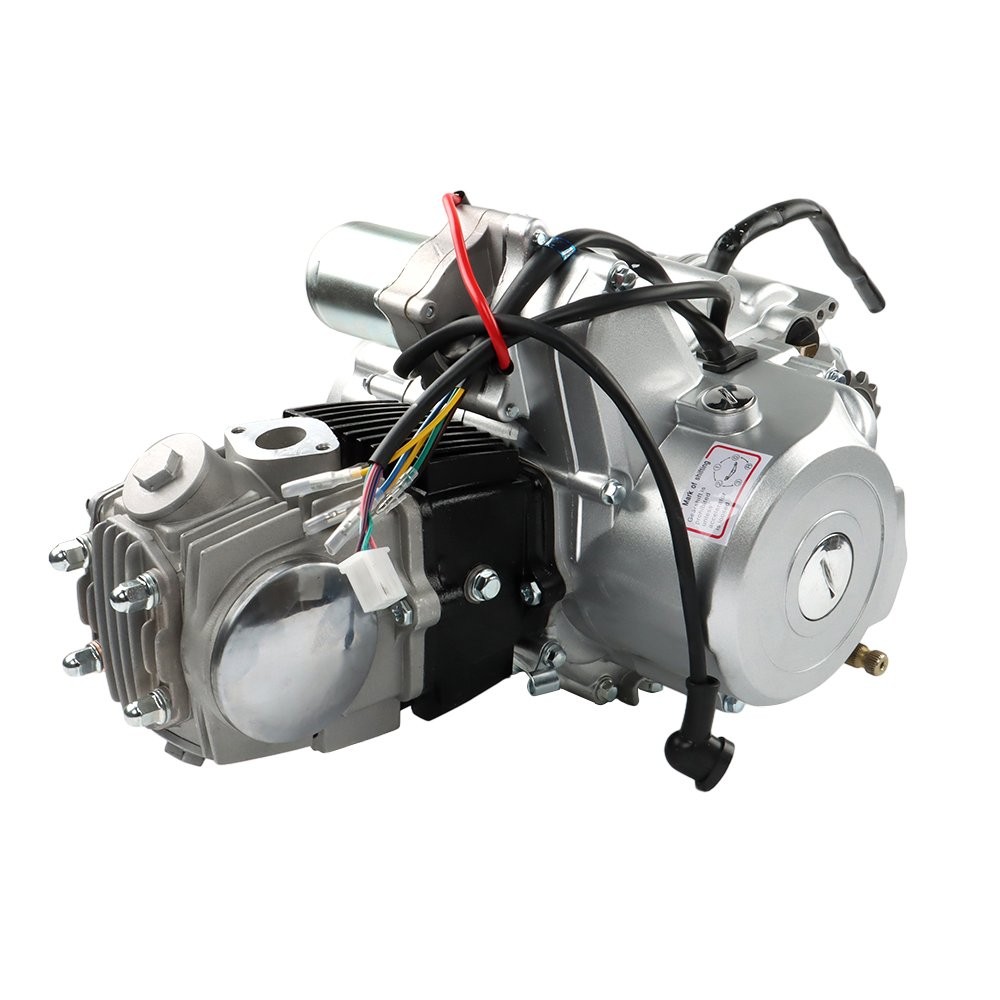 125cc 4 Stroke ATV Engine Motor 3-Speed Semi Auto w/Reverse For ATV Quad Go Kart