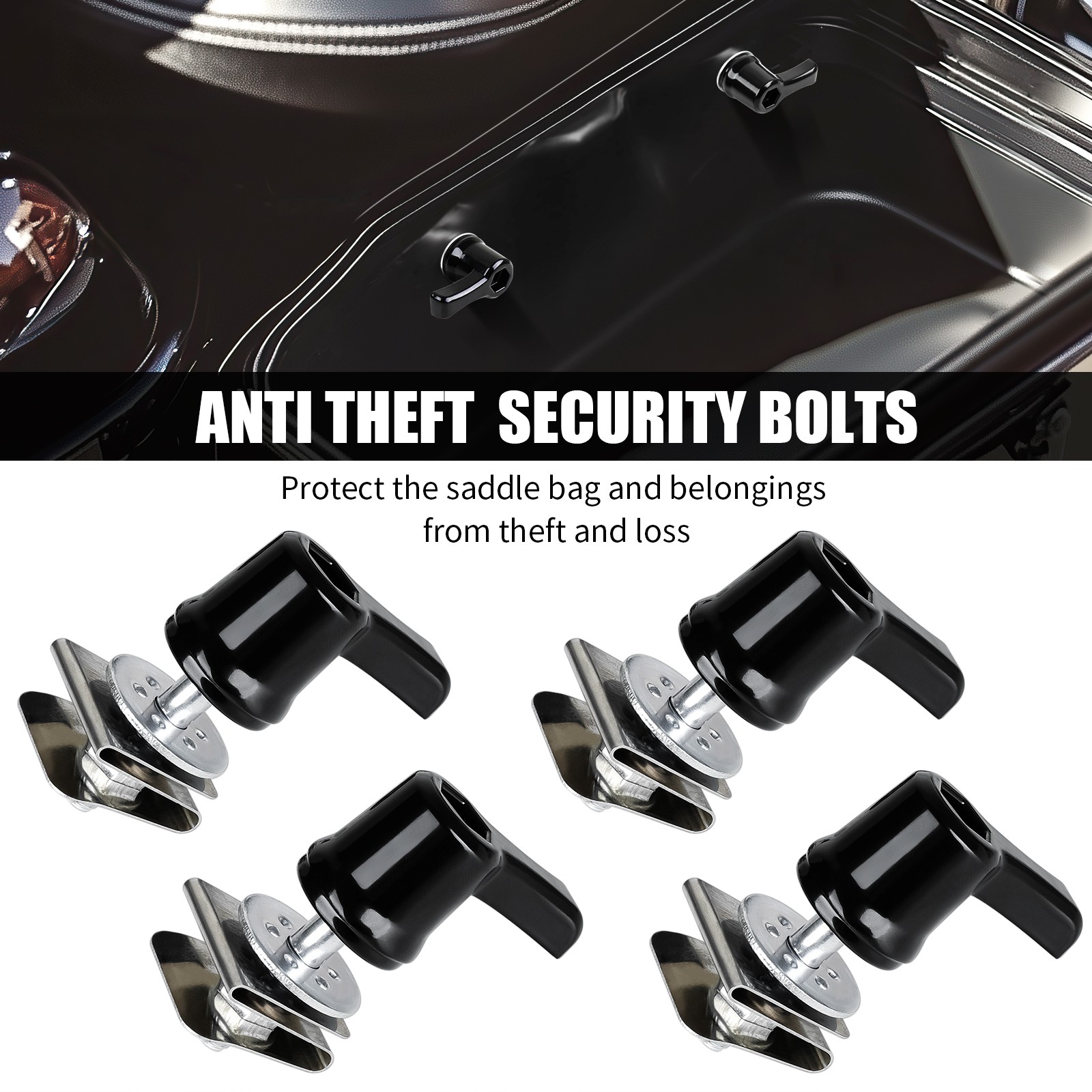 Saddlebag Lock Hardware Bolt Kit For Harley Touring Road Glide Road King 1993-UP