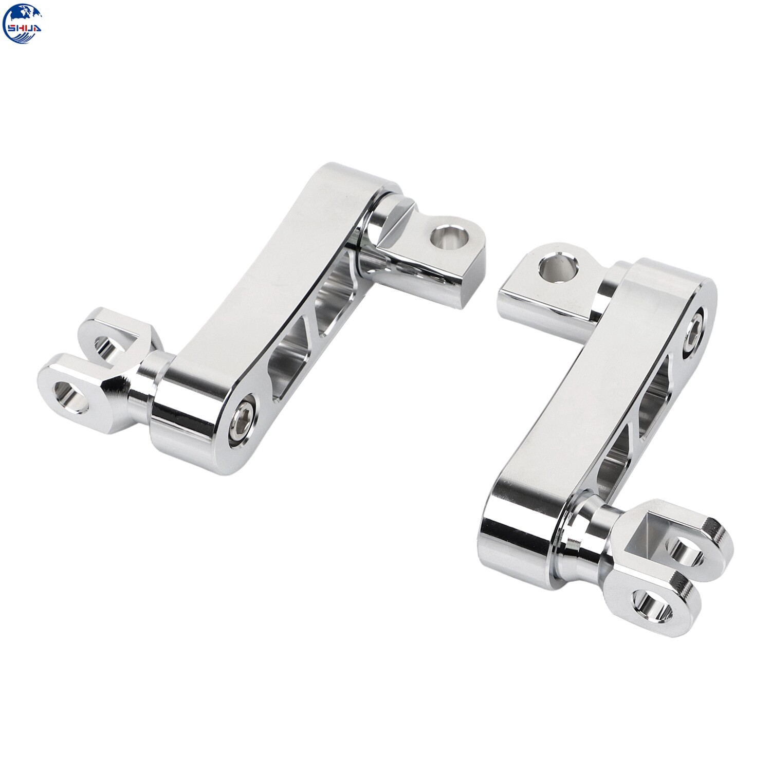 Chrome Foot Peg Male Mount Extensions For Harley Sportster XL 883 1200 Road King