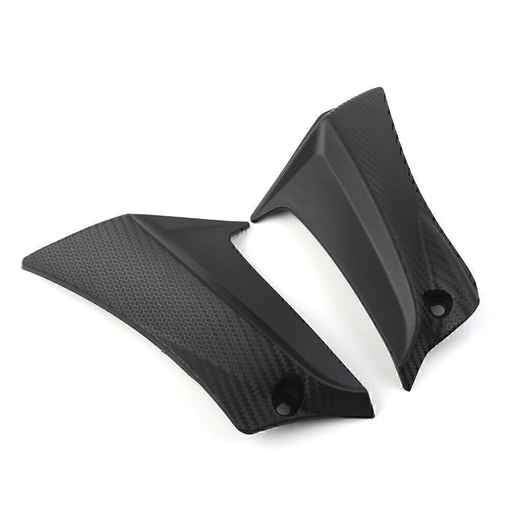 2 Pcs Black Air Duct Tube Cover Fairing For KAWASAKI Ninja ZX6R ZX636D/C 05-06