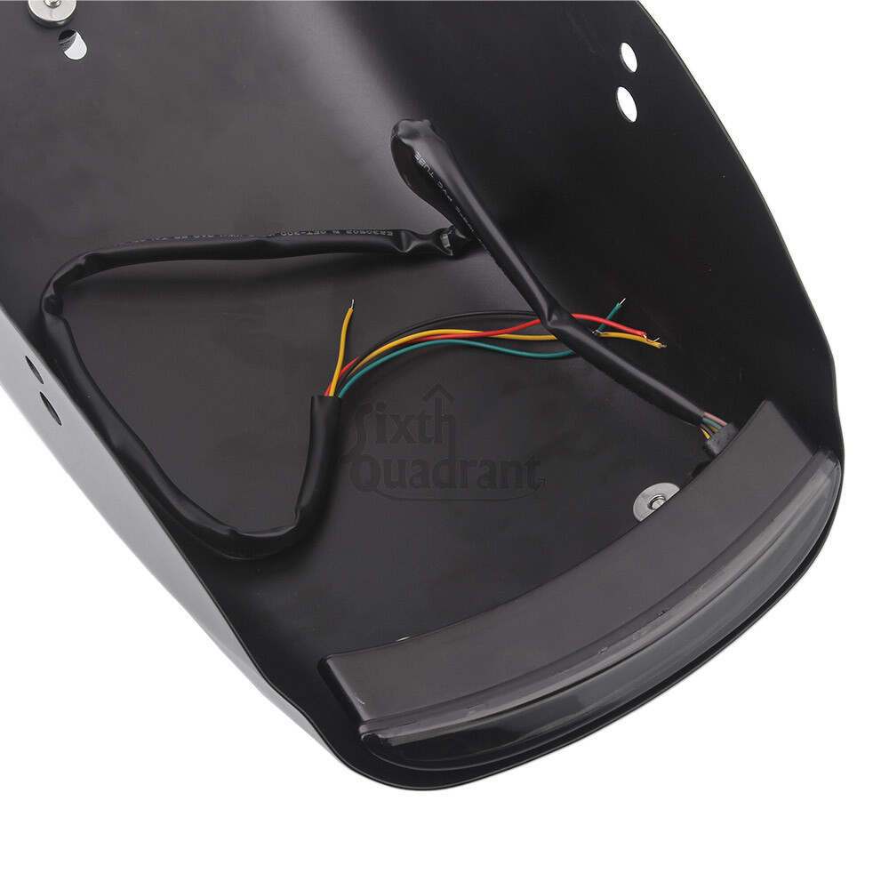 Rear Fender Mudguard ＋Tail light integrated For Harley Sportster 883 1200 06-22