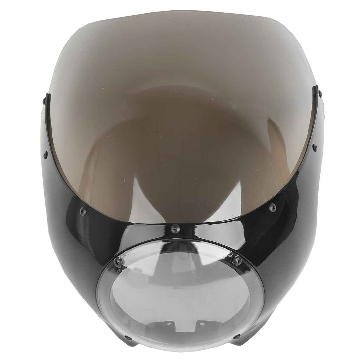 Black 5 3/4″ Front Headlight Fairing Windshield Fit For Harley Dyna Sportster XL