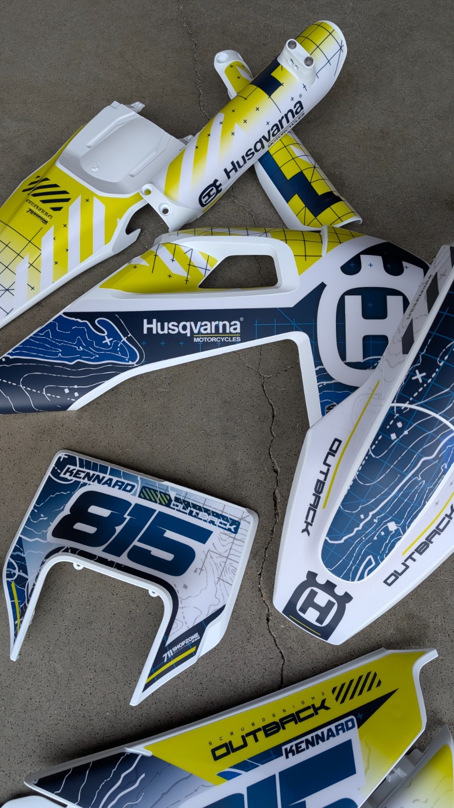 Plastics + Graphics Husqvarna TE FE 2020 2021 2022 2023