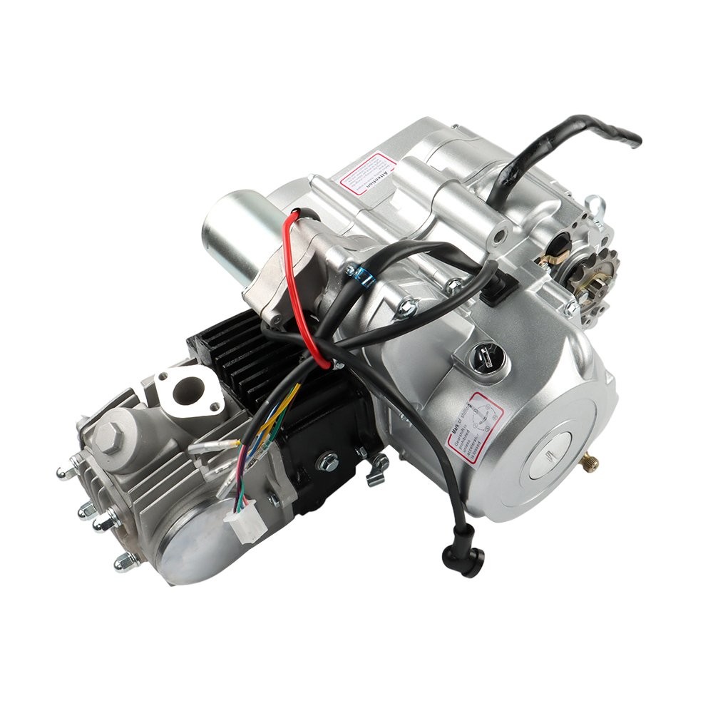 125cc 4 Stroke ATV Engine Motor 3-Speed Semi Auto w/Reverse For ATV Quad Go Kart