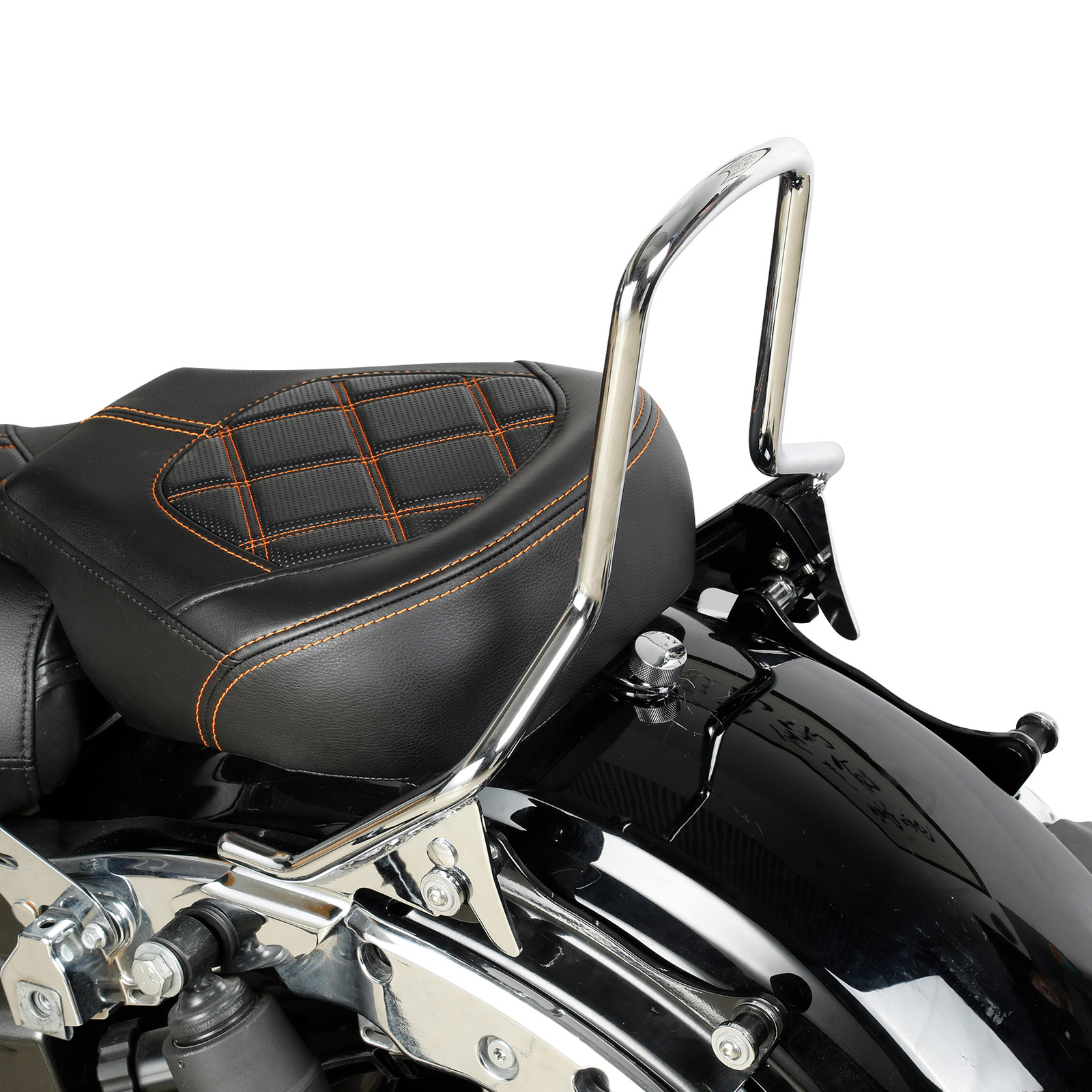 Sissy Bar Upright Passenger Backrest w/ Pad for Harley Touring Models 2009-2024