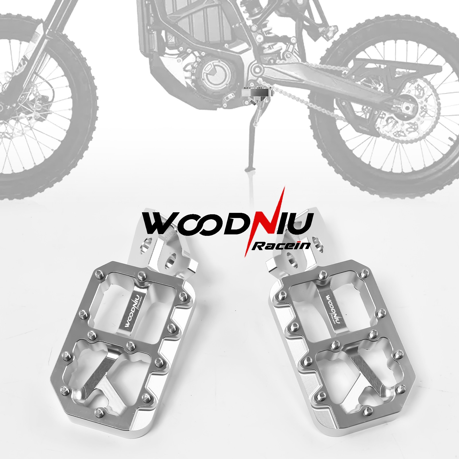 CNC Aluminium Alloy Footpegs for Surron Ultra Bee Foot Pegs Foot Modified Pedal